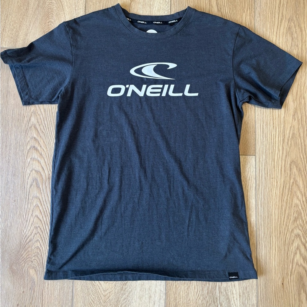 O'Neill Men's Charcoal Gray Logo Tee